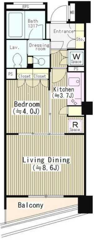 パークリュクス三宿　ピアノ相談　床暖房　管理人通勤の間取り