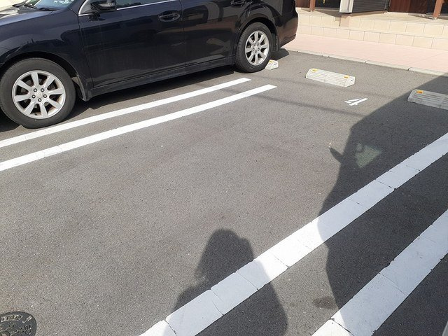 【駐車場】 | メイベリーナⅡ | 駐車場があるので、車を買う予定の方も安心です