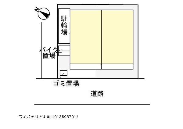 ウィステリア両国の区画図