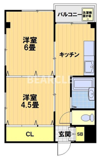 【間取り】 | 田中ハイツ