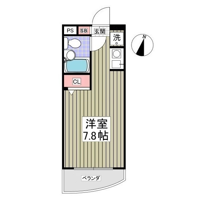 ポルシェ的場の間取り