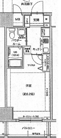 エスリード北浜の間取り