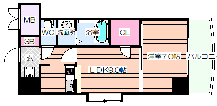 【間取り】 | ノルデンハイム新大阪2