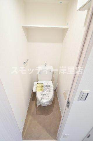 クレアグレイス岸里のトイレ