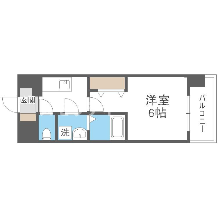 クレアグレイス岸里の間取り