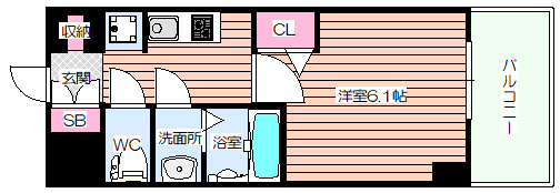 【間取り】 | プレサンス東三国駅前グランクラス