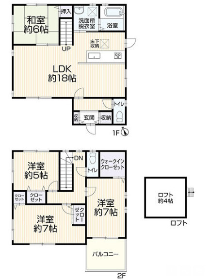 【間取り】 | 西区福重4丁目　中古一戸建☆仲介手数料無料☆