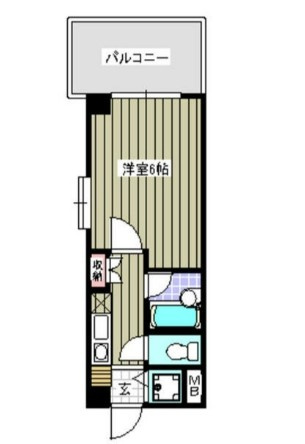 川崎市多摩区三田２丁目の賃貸マンションの間取り