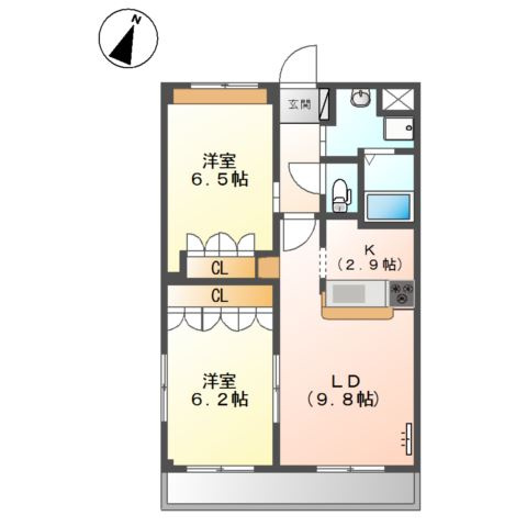 コンフォルトの間取り