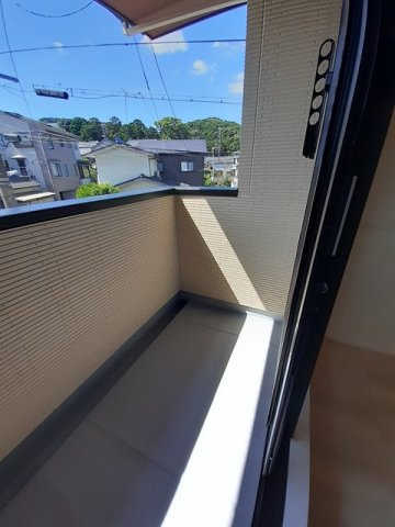 アメニティ山綱Ⅱのバルコニー