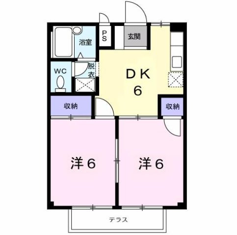ハイツ蔵西の間取り