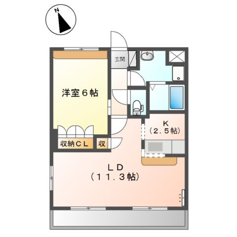 エル・アールＫ．Ａの間取り