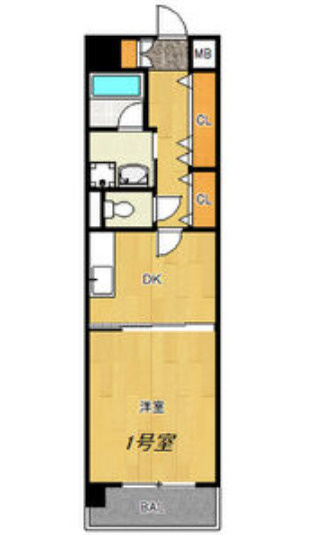 【間取り】 | ベルビュー7番館