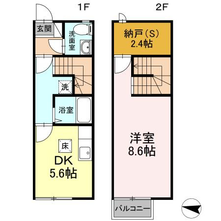 ボナールハウス新川の間取り
