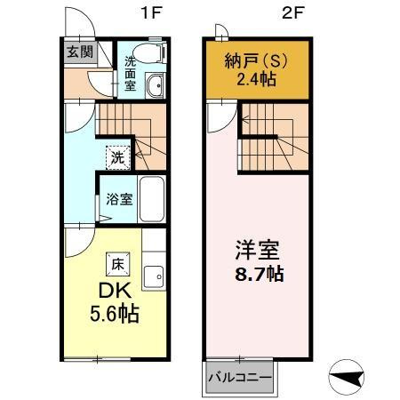 ボナールハウス新川の間取り