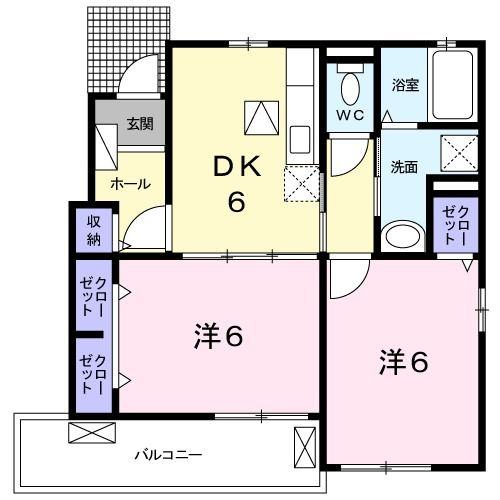 【間取り】 | ボニート　フィオーレ