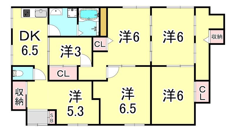 春日荘の間取り