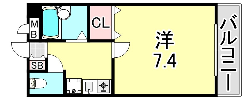 イーナ板宿の間取り