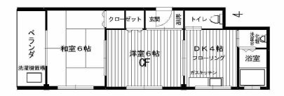 シャトー神戸の間取り