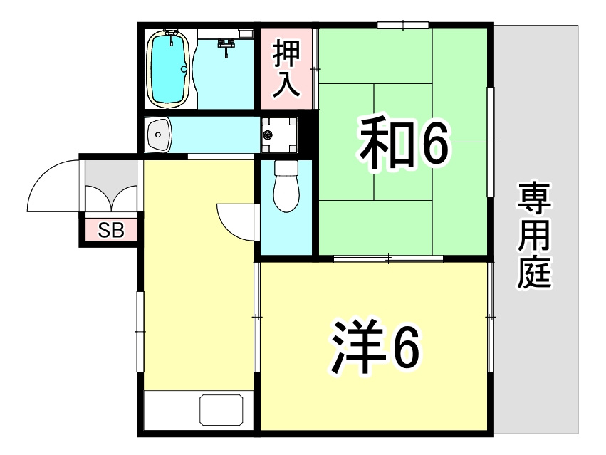 イースト七番館の間取り