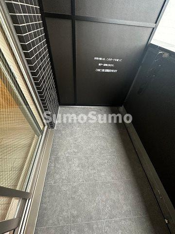 プレサンス大国町ラヴエニールのバルコニー