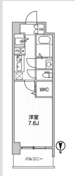 ミラージュパレス難波クルヴァの間取り