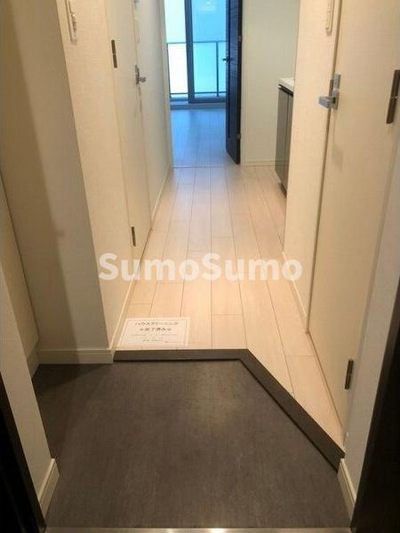 レオンコンフォート難波サウスゲートの玄関