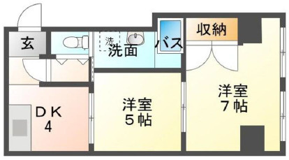  第二岩見マンションの間取り