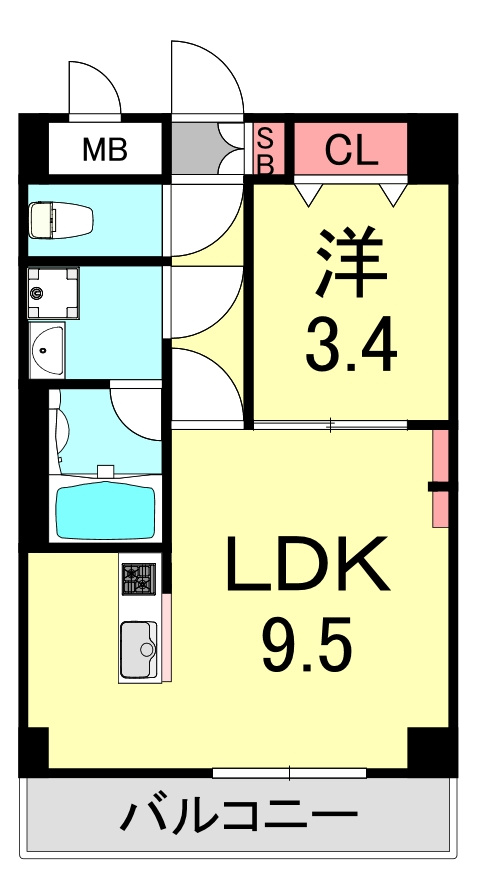 メゾンドリベルテの間取り