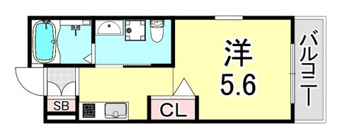 ヴィアノ須磨コルティーレの間取り