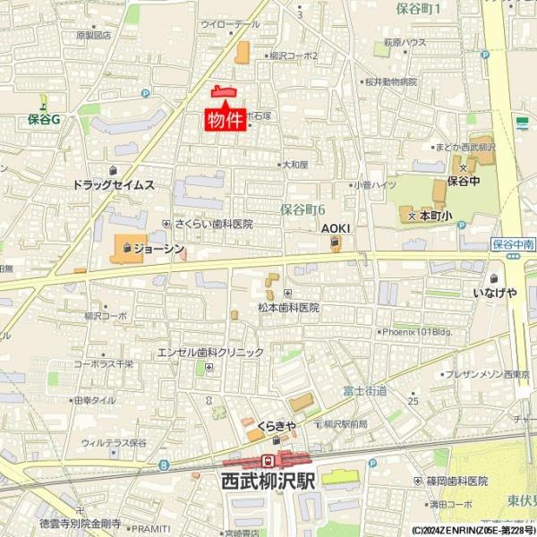 エマーレ保谷の地図