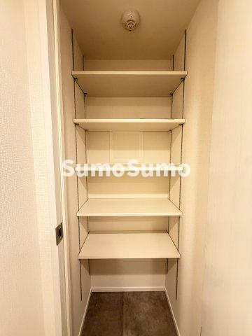 グランパセオ中目黒Ⅳの収納|小物を収納するのに便利です