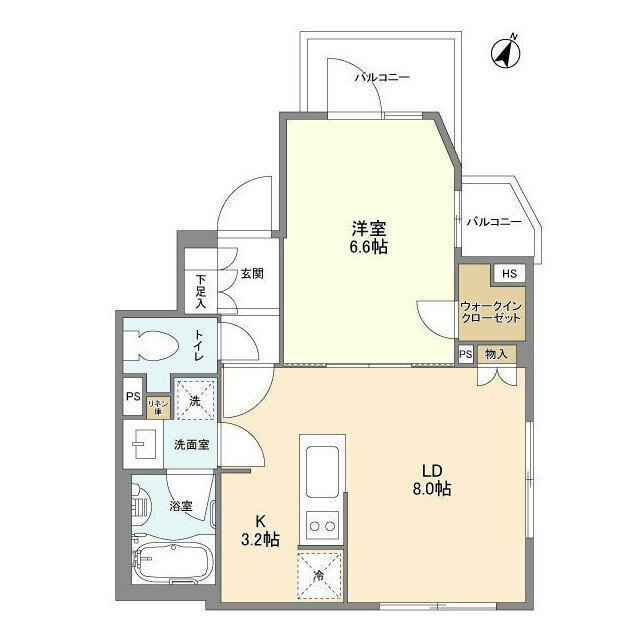ACOLT碑文谷RESIDENCEの間取り