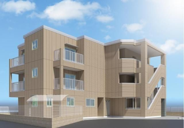 灘区水道筋新築マンションの外観