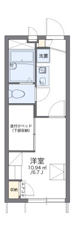 レオパレスオリザ田無の間取り