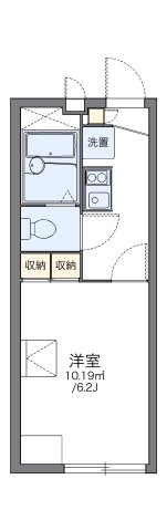 レオパレススカイ　タウンの間取り