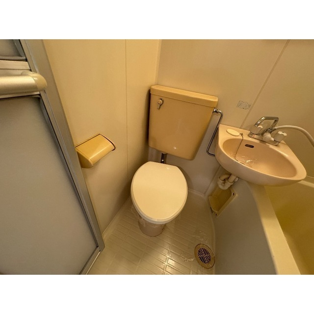 スターマンションⅡのトイレ|落ち着いた色調のトイレです
