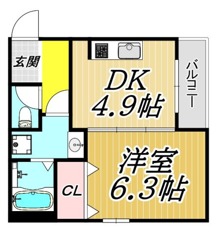 尼崎市立花町２丁目のアパート