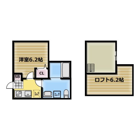 【間取り】 | リベルテ新今里