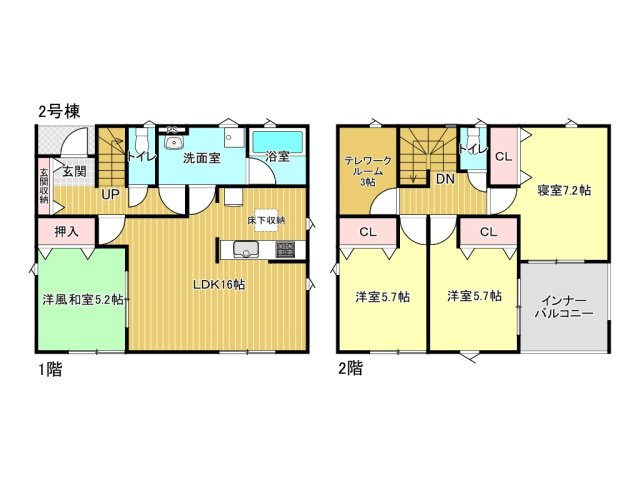 亀山市太岡寺町《2号棟》の間取り