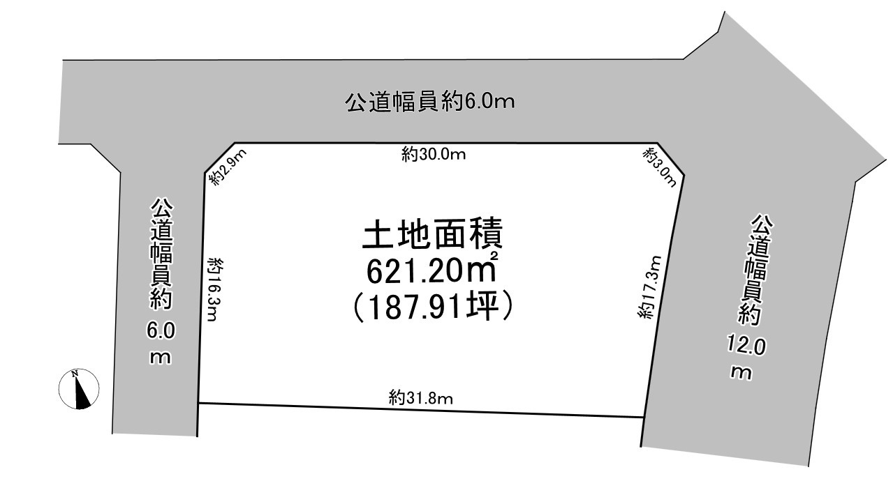 知多郡東浦町大字森岡土地の土地図