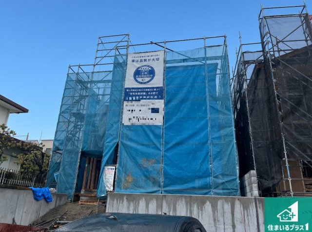神戸市須磨区白川台　第5期　新築一戸建ての外観|現在の進捗状況です！順調に作業進行中、完成が待ち遠しいです！詳細の間取り等、お気軽にお問い合わせください！