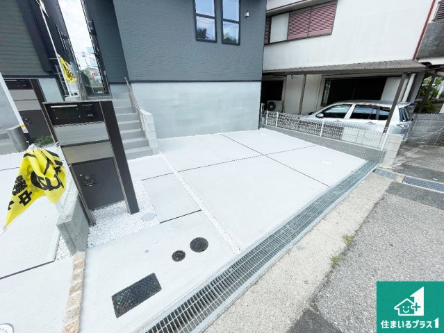 神戸市垂水区名谷町　第2期　新築一戸建ての駐車場|駐車スペース！散水栓があるので、こまめに愛車を洗えます！
