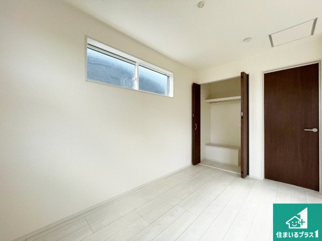 神戸市垂水区名谷町　第2期　新築一戸建ての洋室|シンプルな洋室は、自分好みのインテリアが楽しめます♪ご家族とインテリアや家具を選びに行くのは新築購入時の醍醐味の一つです。ぜひお楽しみください♪