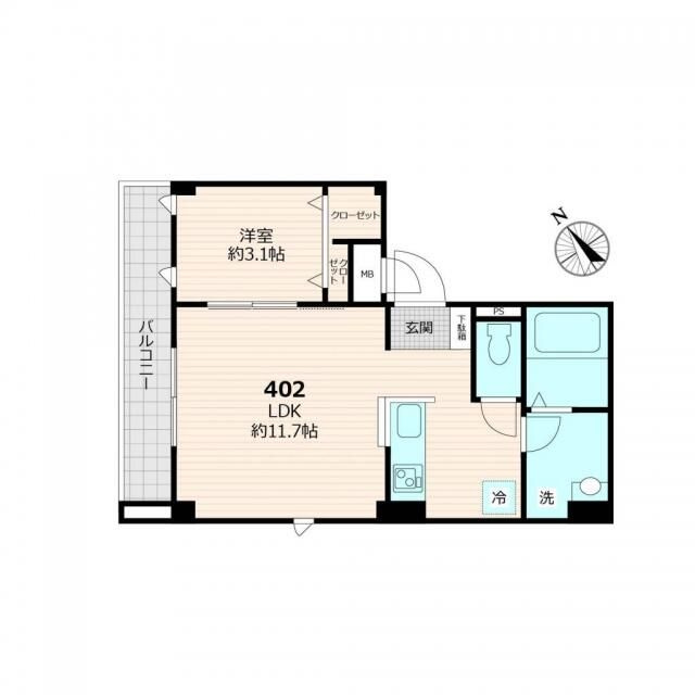Ａ’　ＬＡ　ＭＡＩＳＯＮ　ＬＵＡＮＡ　アラメゾンルアナの間取り