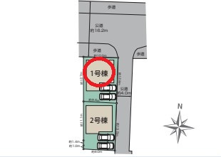 【区画図】 | ブルーミングガーデン天理市前栽町 | 区画図
