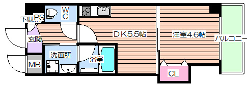 【間取り】 | ヴィハーラ北天満