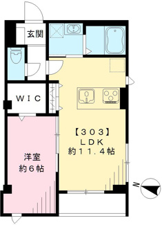 【間取り】 | Ｎｏｒｔｈ　Ｓｉｄｅ　１１　ノースサイドイレブン