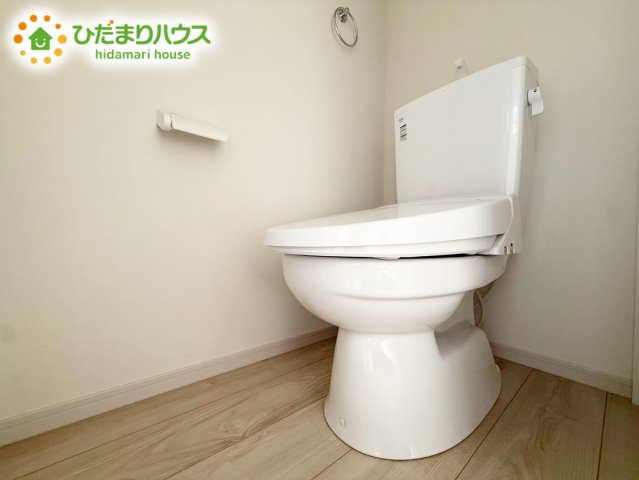 ひたちなか市東石川1期　新築戸建のトイレ|トイレは1F、2F共に完備！取り合いになることがありませんね(^^)/