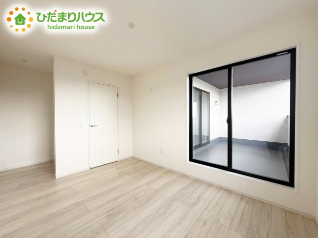ひたちなか市東石川1期　新築戸建の寝室|大きなベッドを置いても余裕の広さの主寝室♪♪